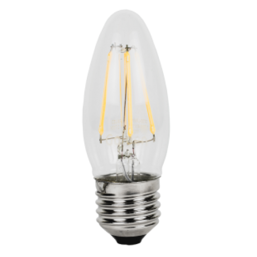 Lâmpada Vela LED E27 4W Filamento 2700K Bivolt GOLDEN